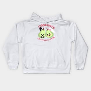 Wedding day - married forever Kids Hoodie